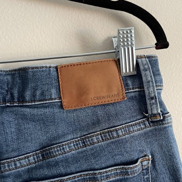 J.Crew Women 27 Denim Raw Hem High-Rise Button Fly Vintage Straight Eco Jean - Picture 9 of 12